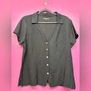 Madewell Charcoal Button-Down Shirt